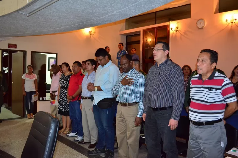 Invitados a la instalación del tercer período de sesiones ordinarias de la Asamblea departamental de Arauca.